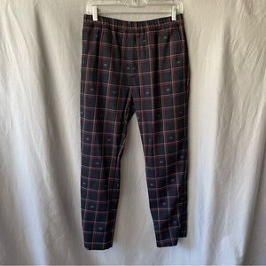 Authentic Gucci High-waisted Plaid Pants
